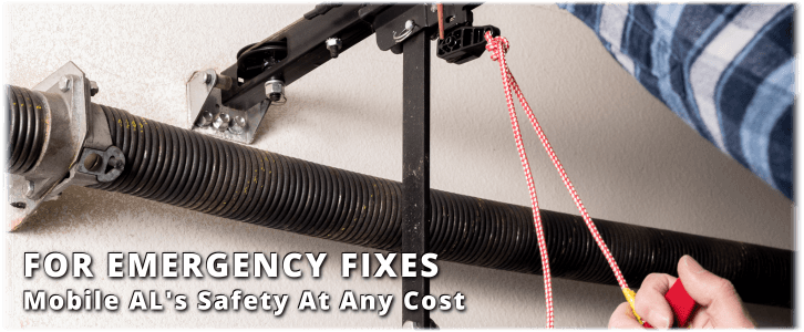 Broken Garage Door Spring Mobile AL